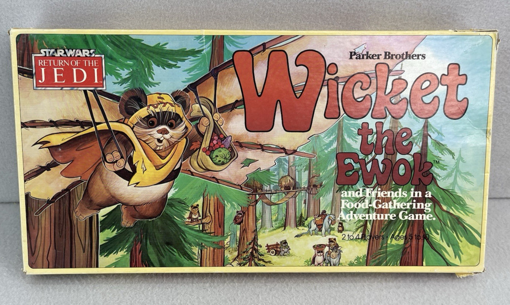 Star Wars Ewok Game Wicket 1983 Parker Brothers Vintage Incomplete Parts